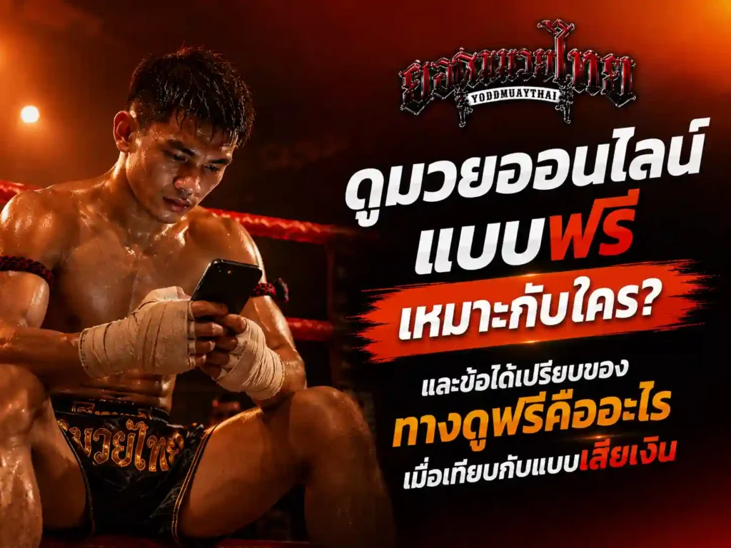 ดูมวยออนไลน์ แบบฟรีเหมาะกับใคร
