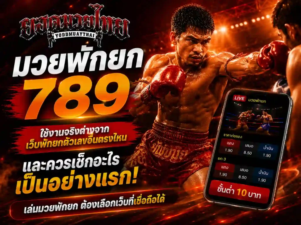 มวยพักยก 789 ใช้งานจริงต่างจากเว็บพักยกตัวเลขอื่นตรงไหน