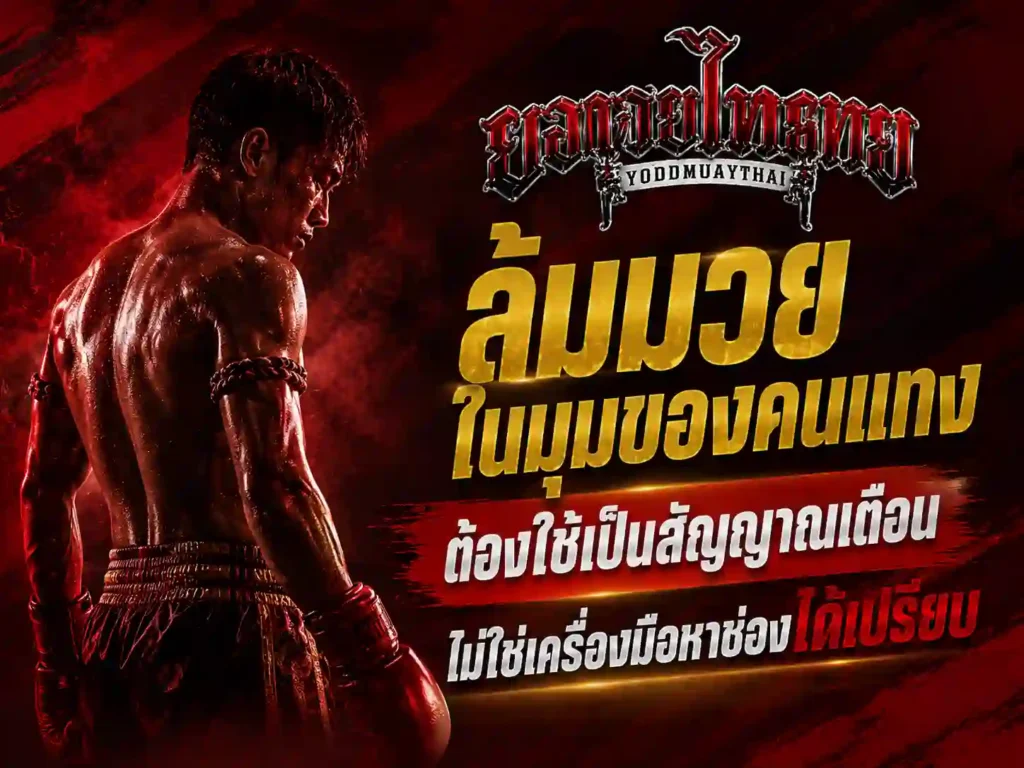 ล้มมวย ในมุมของคน แทงมวยออนไลน์ ต้องใช้เป็นสัญญาณเตือน