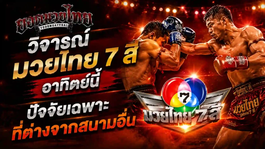 วิจารณ์มวยไทย 7 สีอาทิตย์นี้ ต้องอ่านตรงไหนก่อน