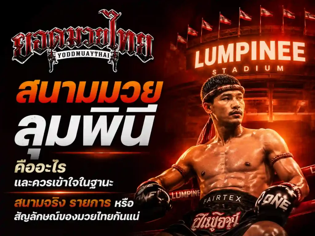 สนามมวยลุมพินี ควรเข้าใจในฐานะสนามจริง